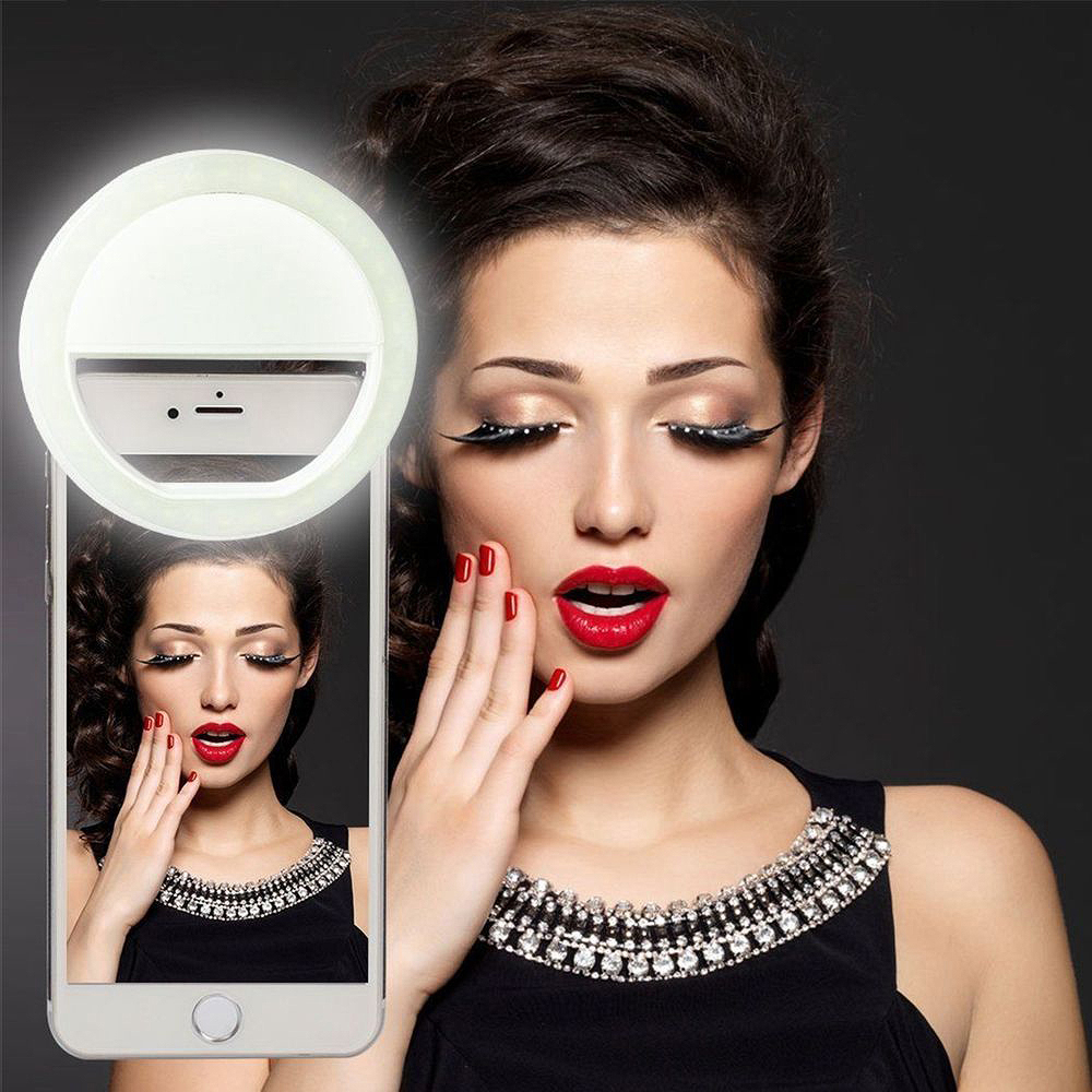 Smartphone Selfie Ringlight with Adjustable Brightness